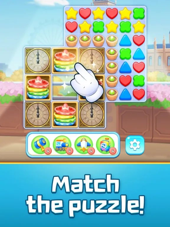 Match Puzzle Travel iPad  Screenshots