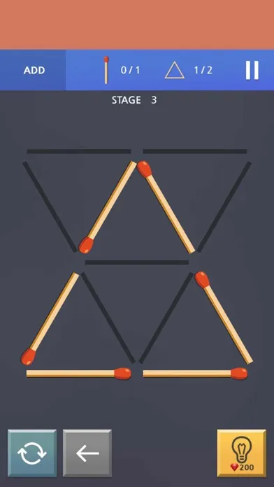 Captures d'écran de Matchstick Puzzle King