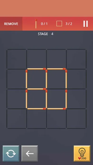 Captures d'écran de Matchstick Puzzle King