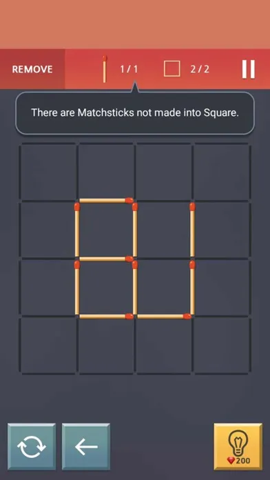 Captures d'écran de Matchstick Puzzle King