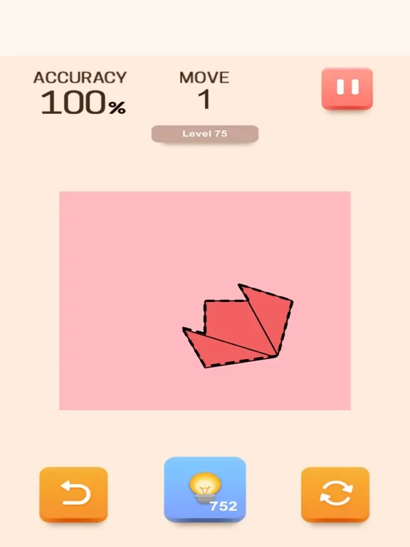 Paper Folding Puzzle iPad  Screenshots