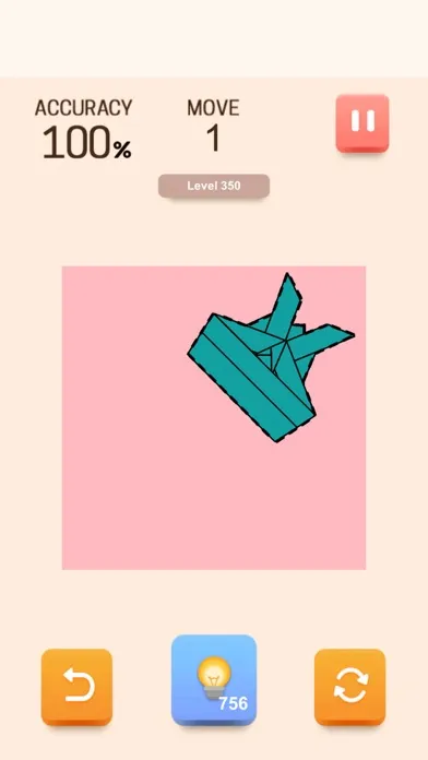Paper Folding Puzzle Screenshots