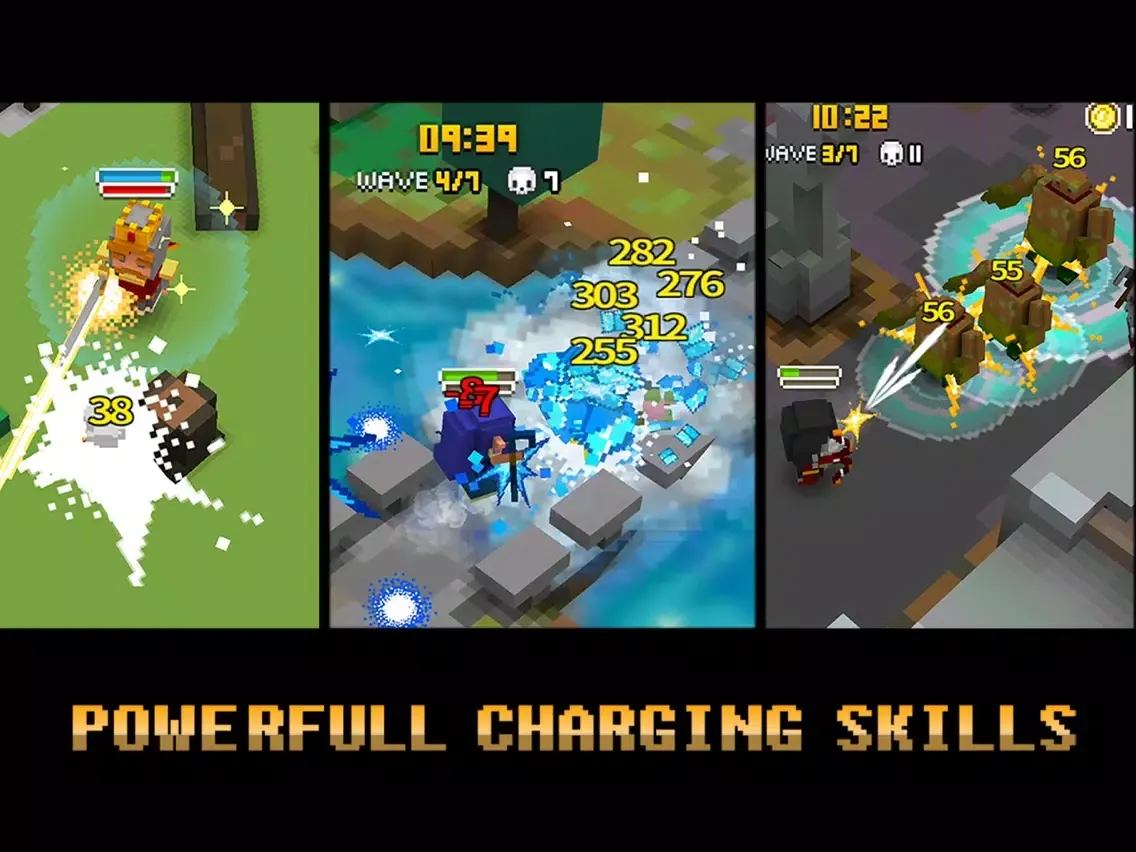 Capturas de tela do Pixel Knights iPad 