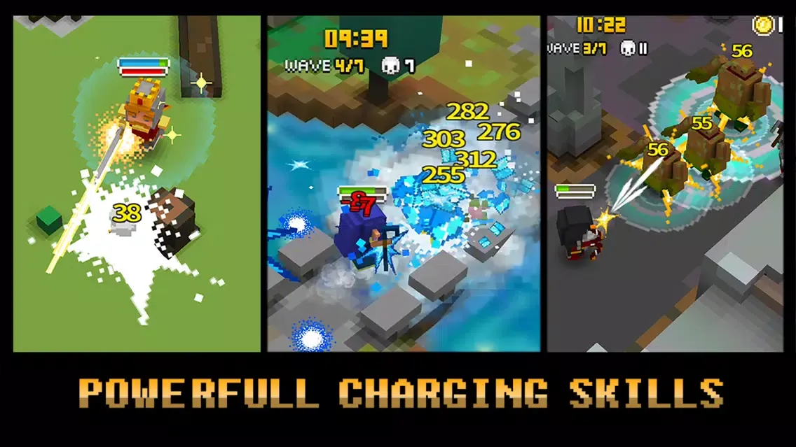 Capturas de tela do Pixel Knights