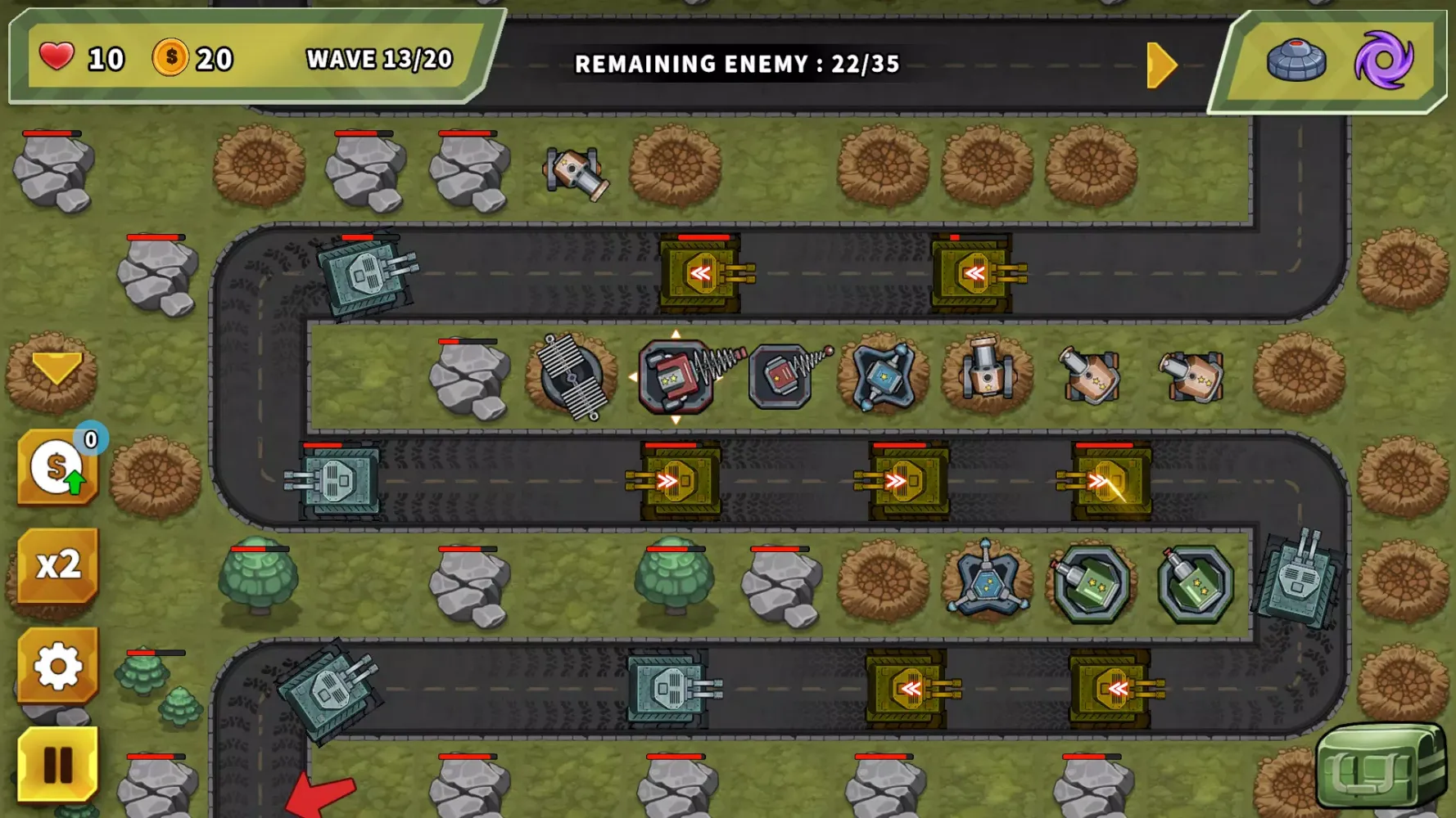 Captures d'écran de Turret Defense King