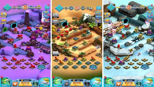Screenshot di Turret Merge Defense