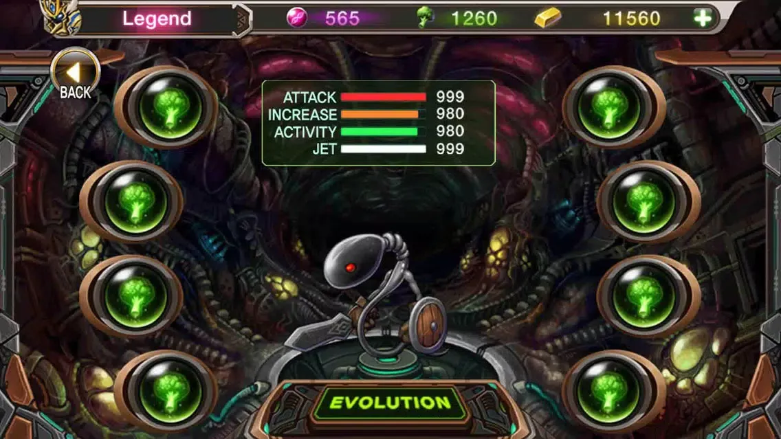 ภาพหน้าจอของ WAR OF REPRODUCTION : Evolution