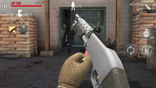 Ảnh chụp màn hình của Zombie Fire