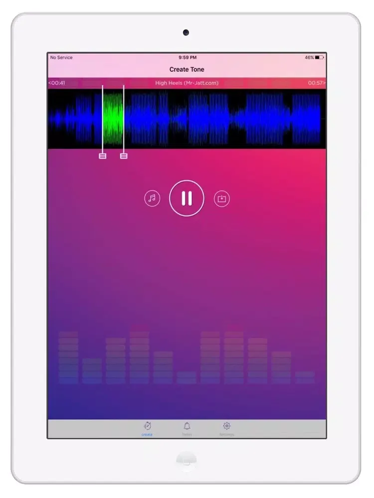 Zrzuty ekranu iToneMaker iPad 