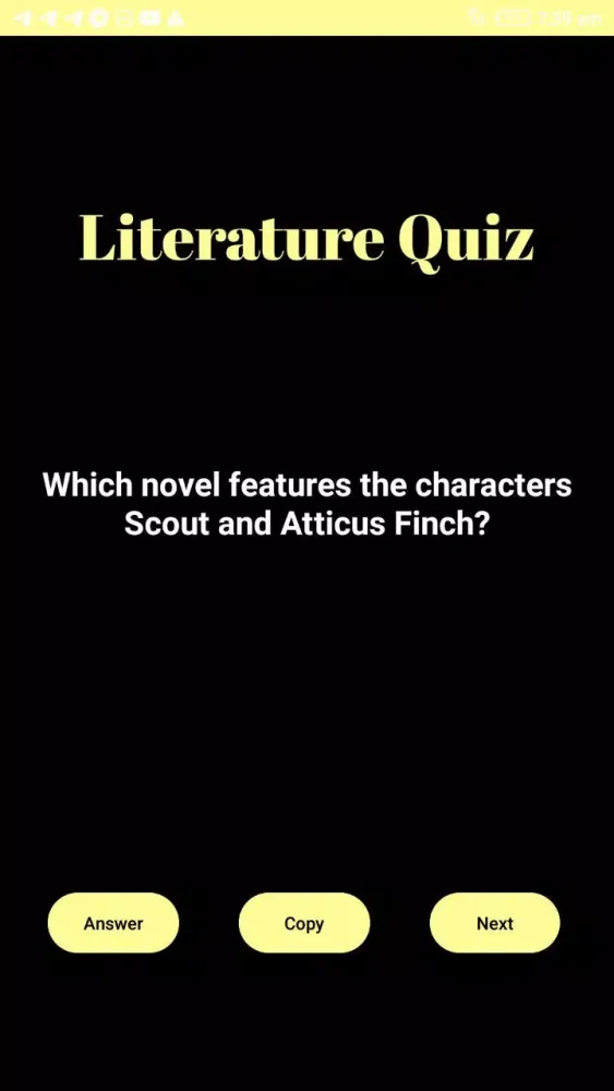 صور Literature Quiz