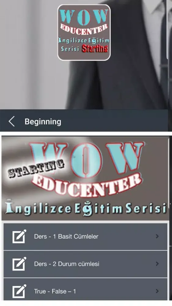 WEC English Education Starting應用截圖