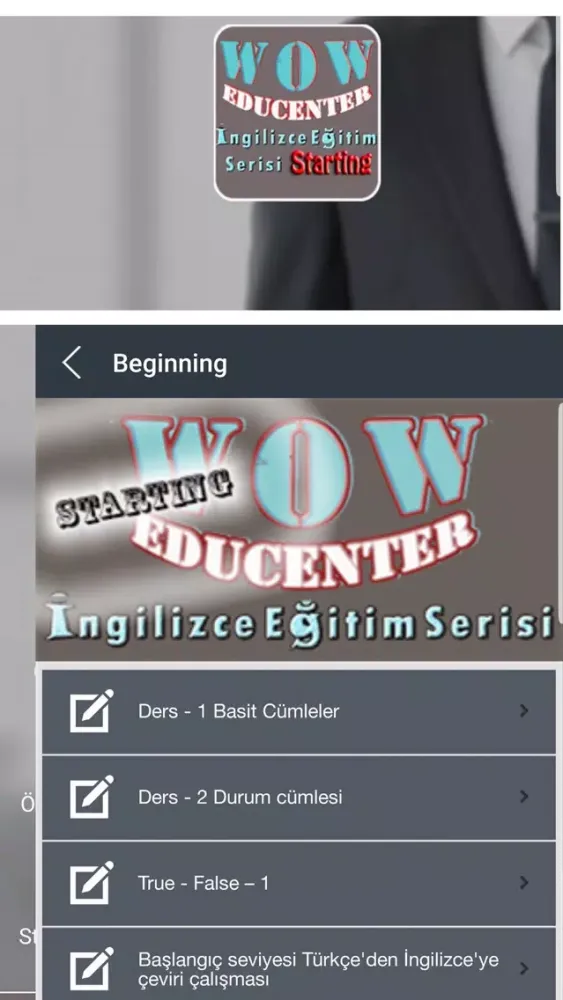 WEC English Education Starting應用截圖