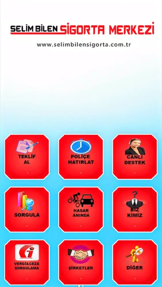 Screenshot di Selim Bilen Sigorta
