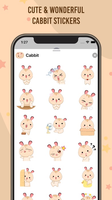 ภาพหน้าจอของ Cabbit Stickers