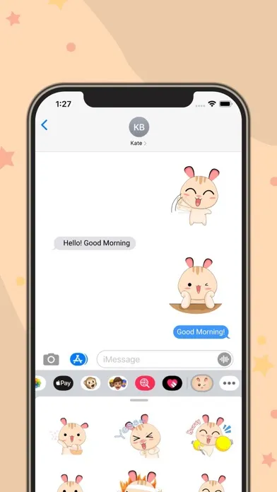 ภาพหน้าจอของ Cabbit Stickers