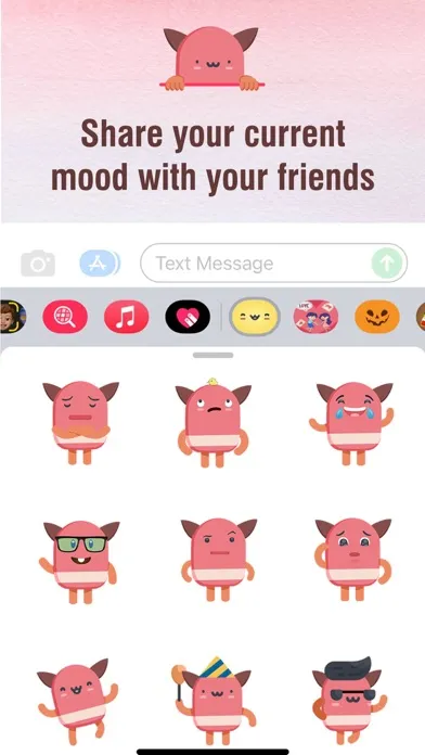 Cute Kawaii: iMessage Stickers应用截图