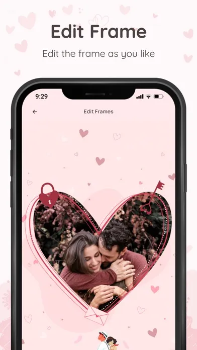 Love Photo Frames: Valentine Ekran Görüntüleri