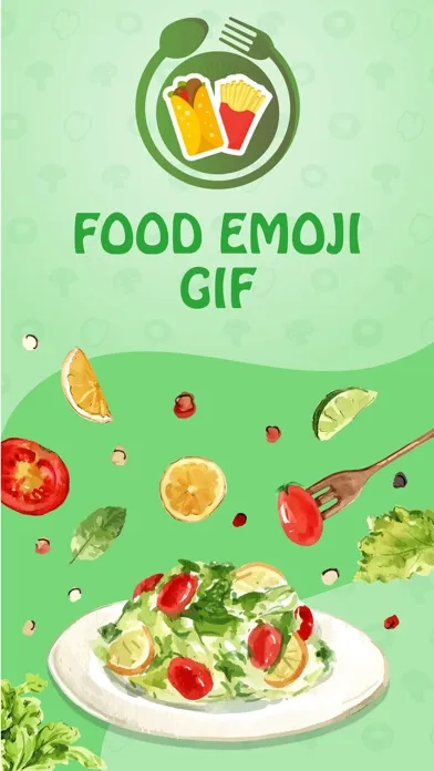 Ảnh chụp màn hình của Food Emojis: Animated GIFs