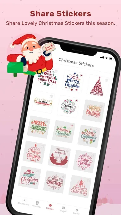 Christmas Countdown & Widget سکرین شاٹس
