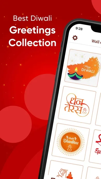 Ảnh chụp màn hình của Diwali Greeting Cards & Wishes