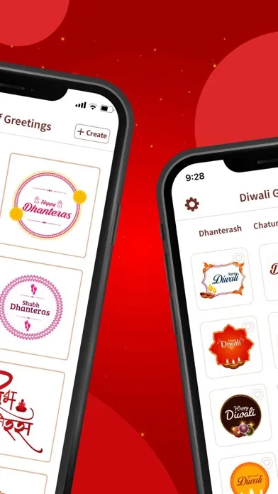 Ảnh chụp màn hình của Diwali Greeting Cards & Wishes
