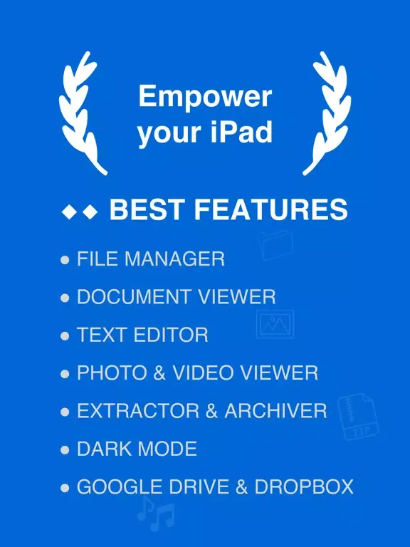 File Manager: PDF Word Zip RAR iPad  Screenshots