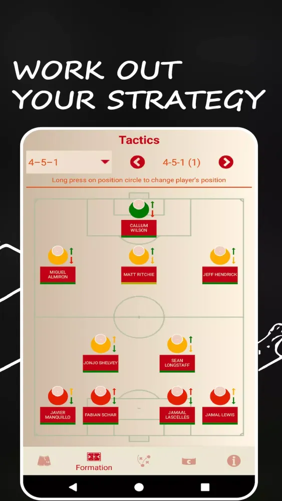 Capturas de tela do Be the Manager 2022