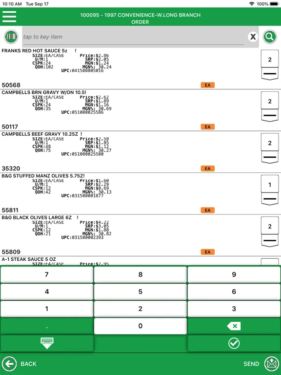 Resnick Distributors iPad  Screenshots
