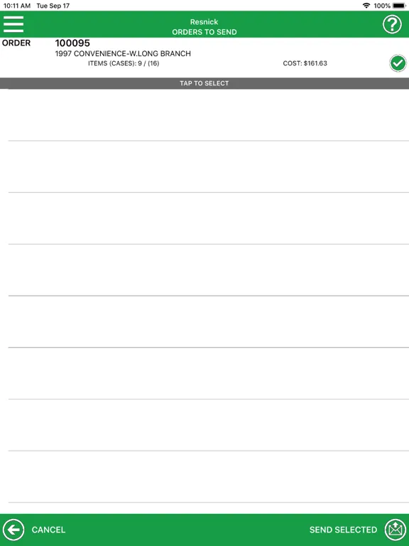 Resnick Distributors iPad  Screenshots