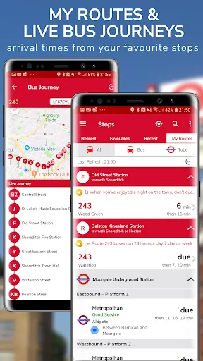 Bus Times -Live Public Transit Screenshots