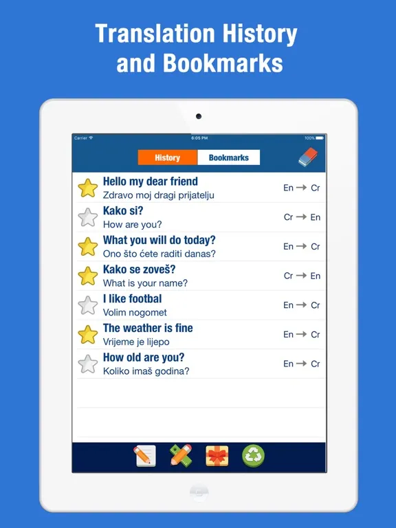 English Croatian Translation and Dictionary iPad  Screenshots