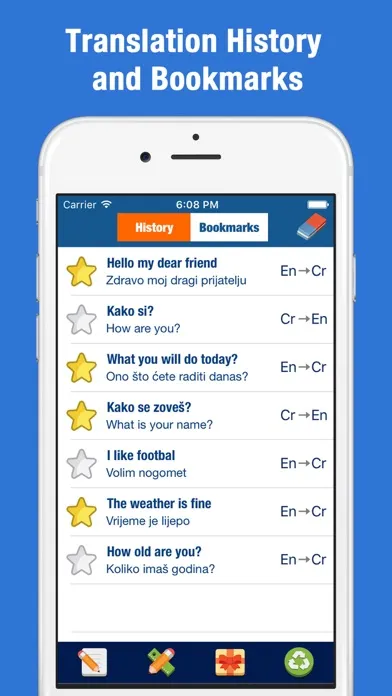 English Croatian Translation and Dictionary Screenshots