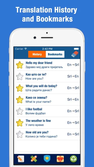 Tangkapan layar Serbian English Translation and Dictionary