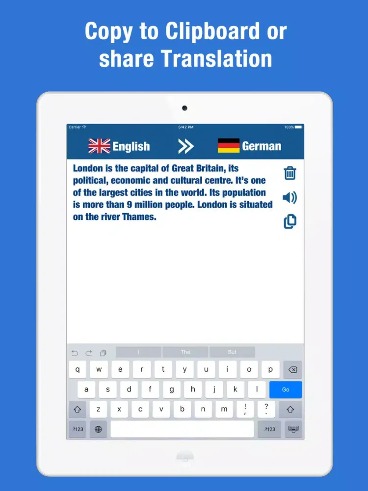 Скриншоты German to English Translation – Translate Words iPad 