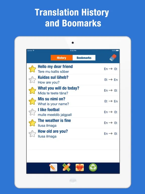 Tangkapan layar English-Estonian Translator & Dictionary iPad 