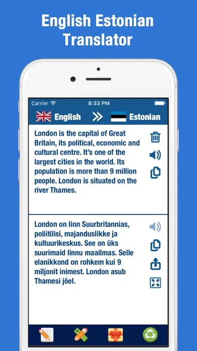 Tangkapan layar English-Estonian Translator & Dictionary