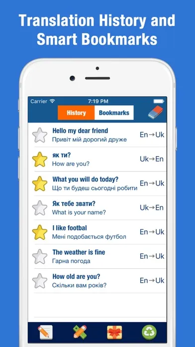 English Ukrainian Translator and Dictionary Screenshots