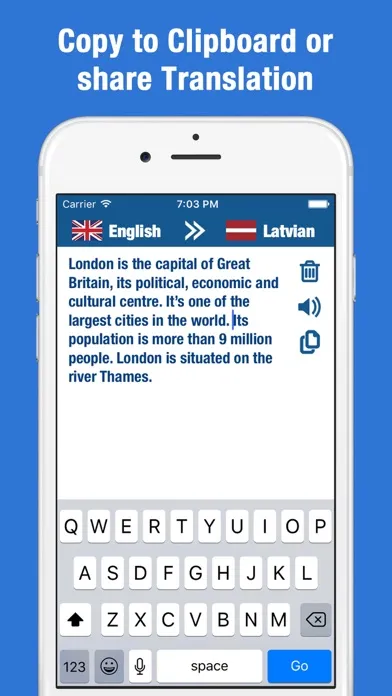 Latvian English Translator Screenshots