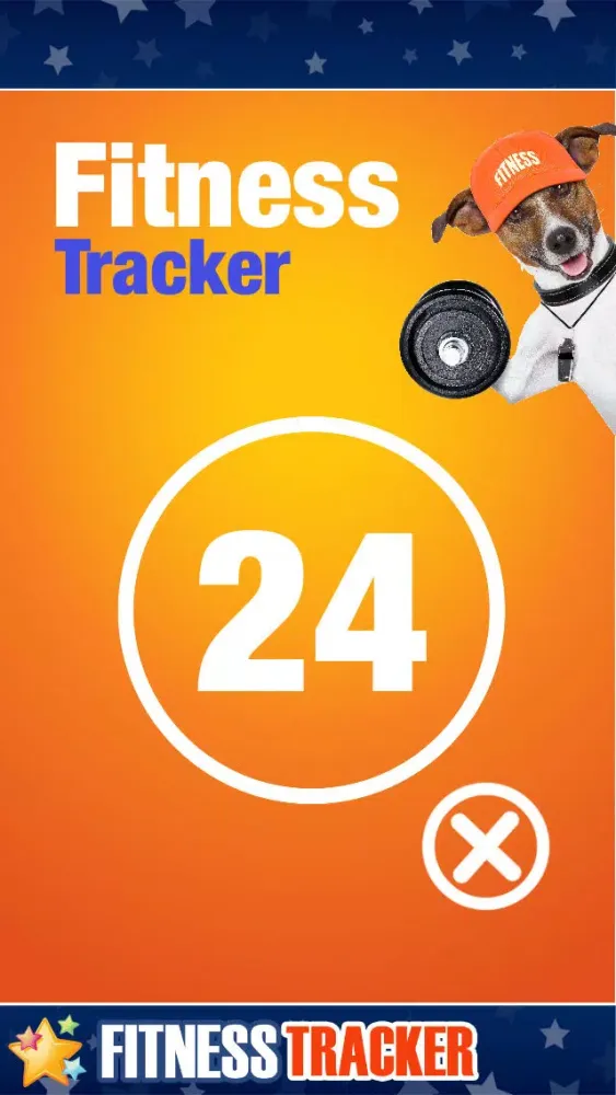 Ảnh chụp màn hình của Fitness Tracker - Calculate your Jumps, Steps, Squatting etc
