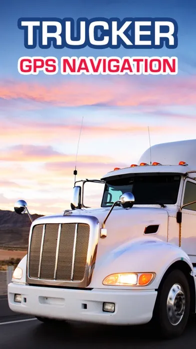 Captures d'écran de Truck driver GPS semi trailer
