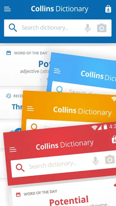 Collins Complete & Unabridged سکرین شاٹس