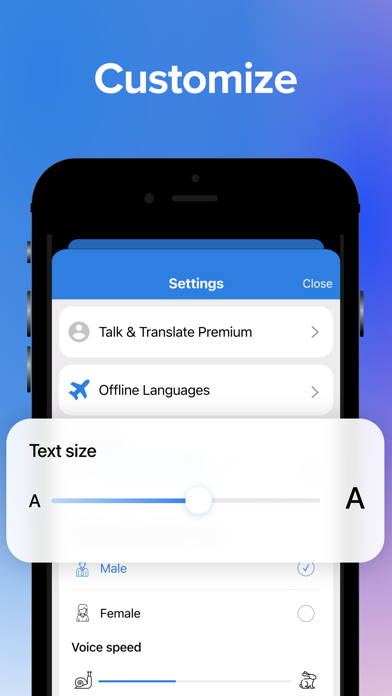 Talk & Translate Translator スクリーンショット