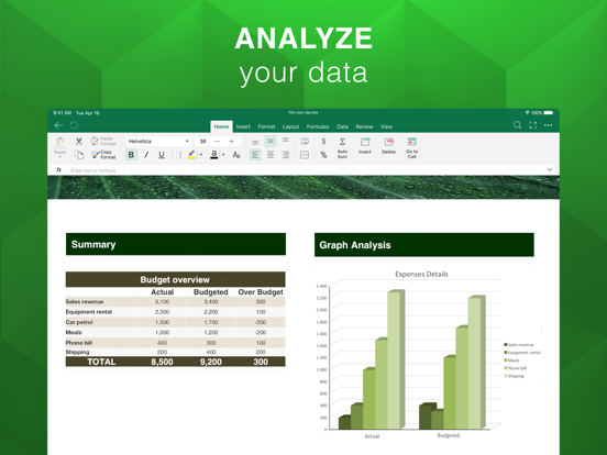 Zrzuty ekranu OfficeSuite docs & PDF editor iPad 