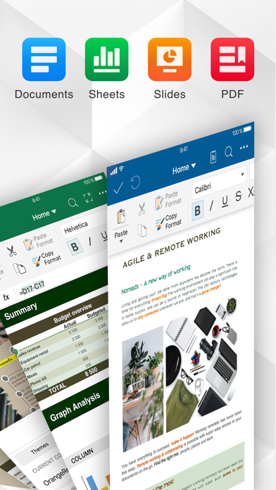 Zrzuty ekranu OfficeSuite docs & PDF editor