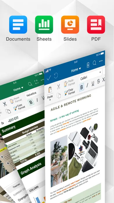 Tangkapan layar OfficeSuite docs & PDF editor
