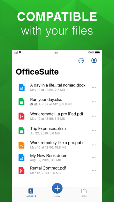 Zrzuty ekranu OfficeSuite docs & PDF editor