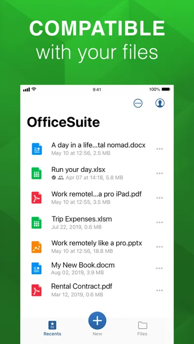 Tangkapan layar OfficeSuite docs & PDF editor