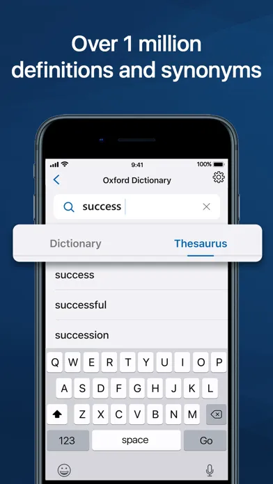 Oxford Dictionary Screenshots