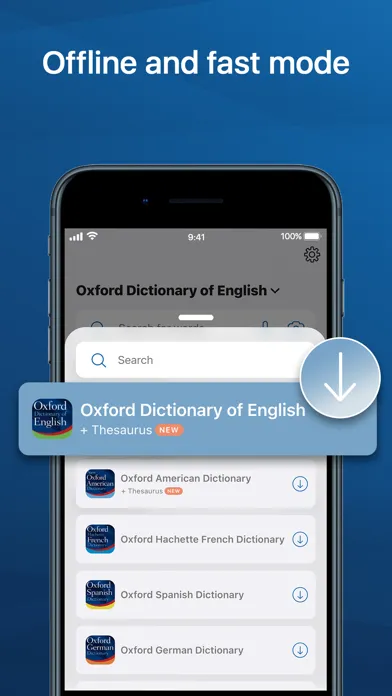 Oxford Dictionary Screenshots