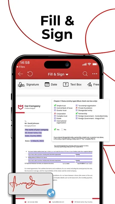 Tangkapan skrin MobiPDF: Sign, Edit & Scan